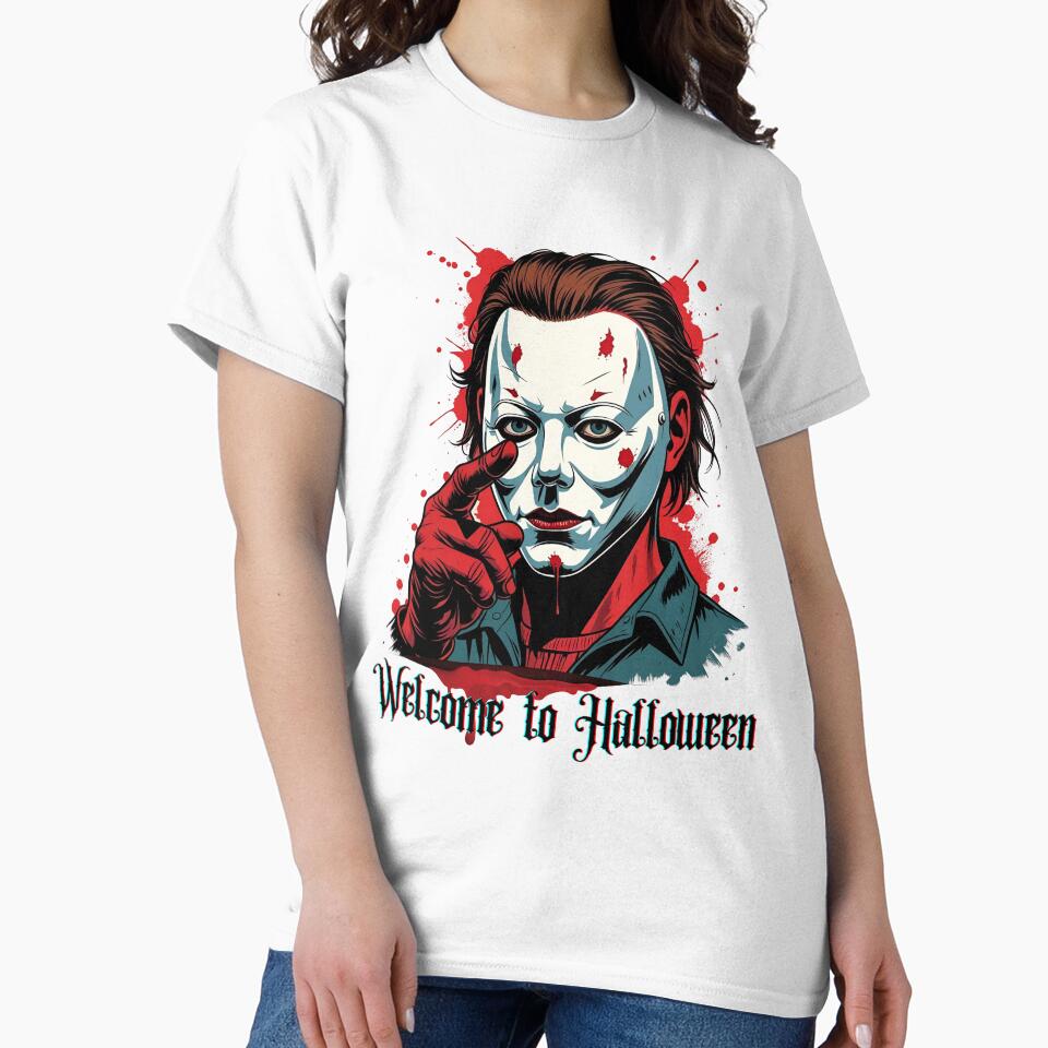 Michael Myers Halloween - Welcome to Halloween - Slasher Movie by AnnieStyleDesign