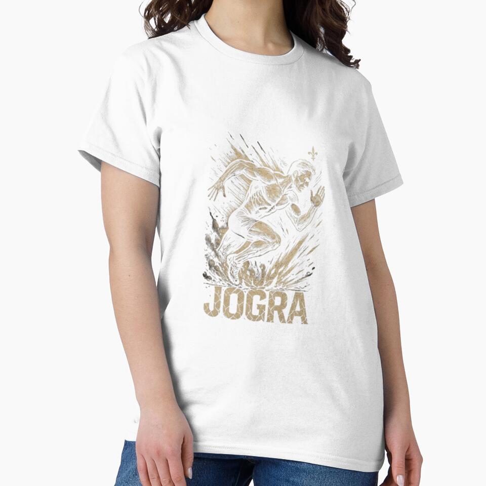 Jogra Running Design, Sprinting Shirt, Runner Athlete, Track and Field, Marathon Training, Speed Runner, Jogging Fitness, Athletic Performance Apparel by Typologystudios