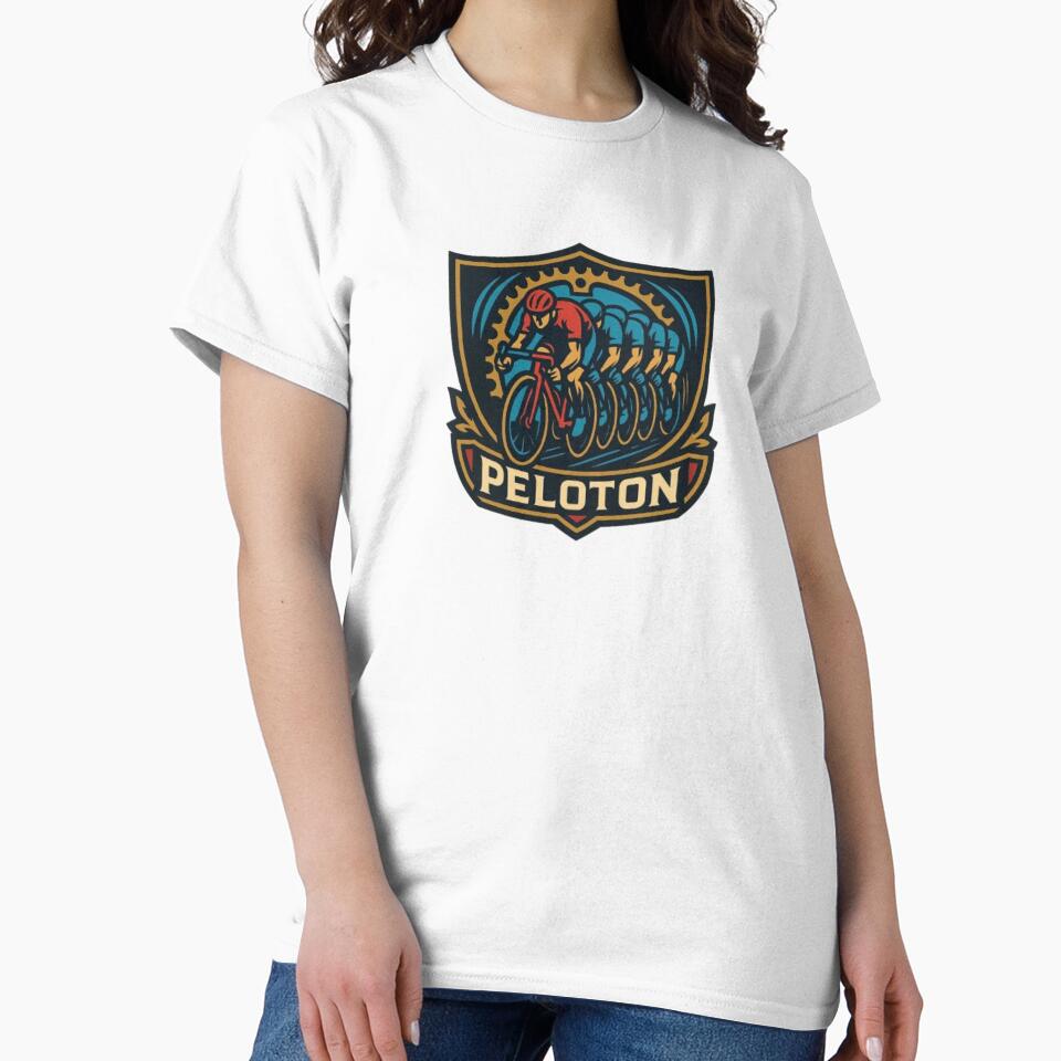 PELOTON - Cycling Cyclist Bicycle – Road Bike Riding, Mountain Biking, Bike Racing, Endurance Cycling Adventure by Typologystudios