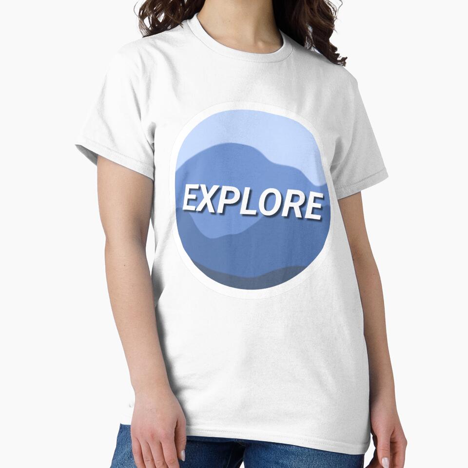 Explore Logo - Minimalist Adventure and Discovery Design by Stella Maris Designs