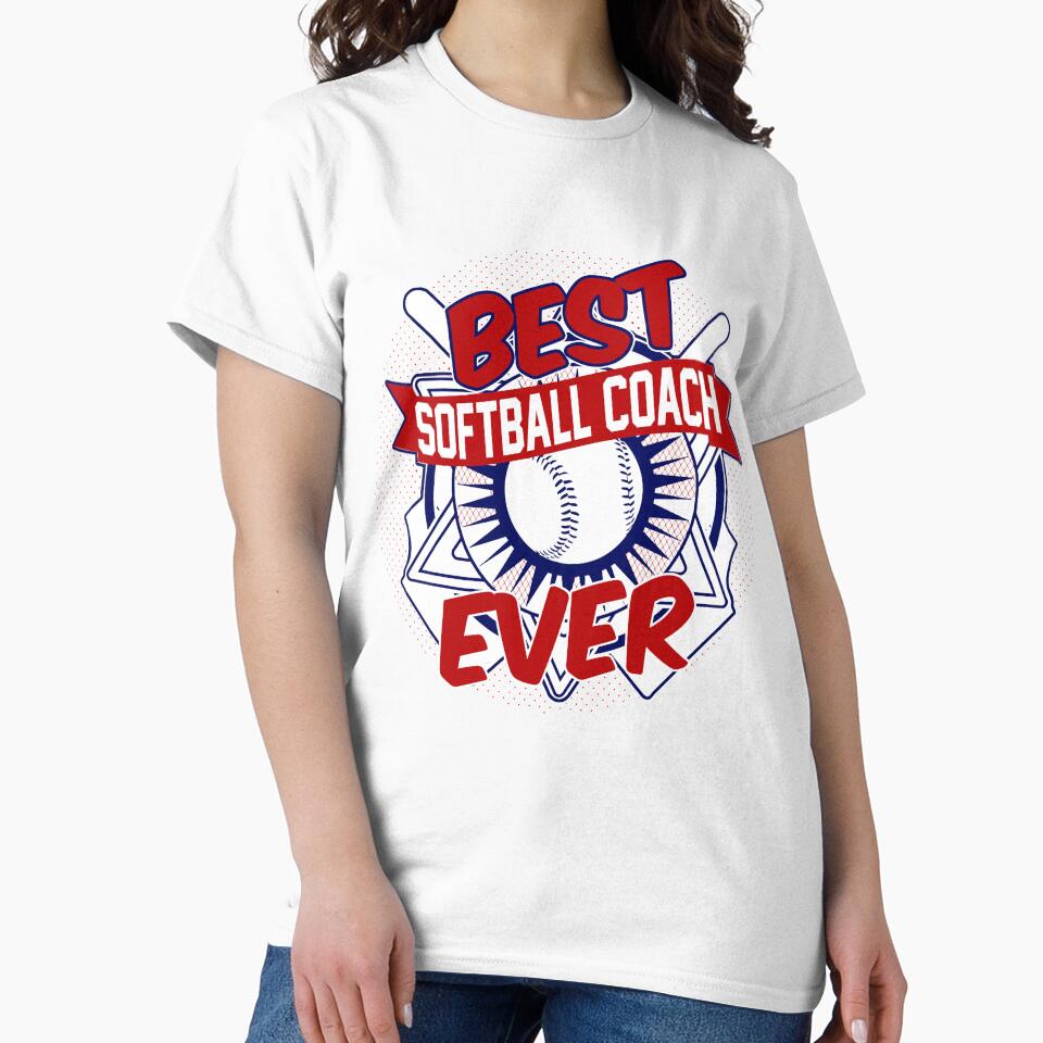 Best Softball Coach Ever - Appreciation Gift For Softball Coaches by NomYen .