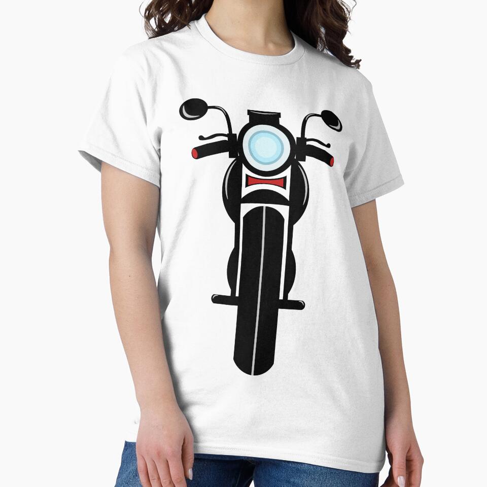 Front Motorcycle with Red Background by ByBudu