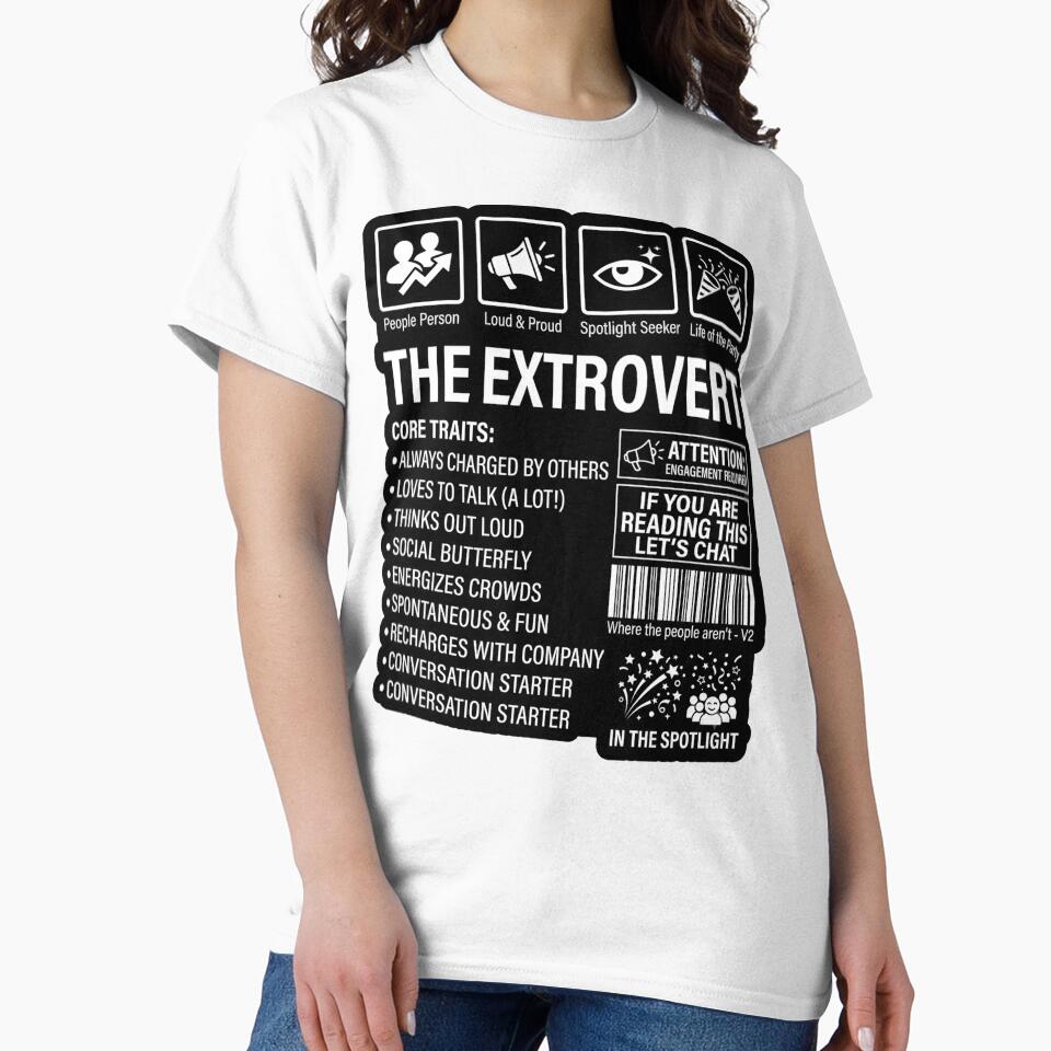 The Extrovert Core Traits – Funny Social Butterfly Definition by lakelandwholes1