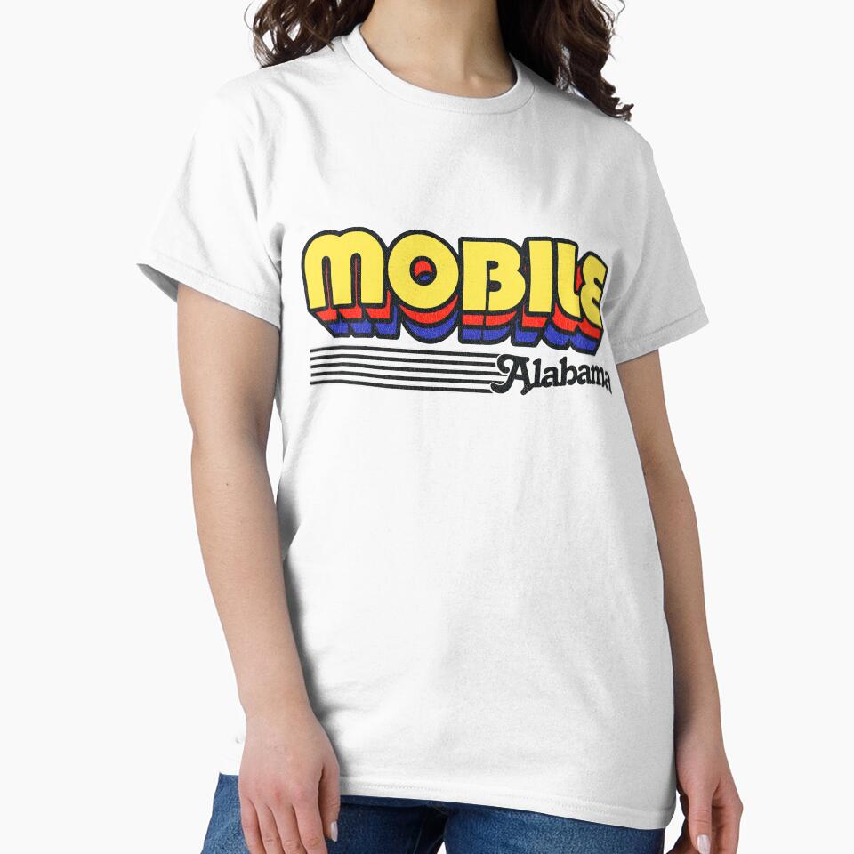 Mobile, Alabama | Retro Stripes by retroready