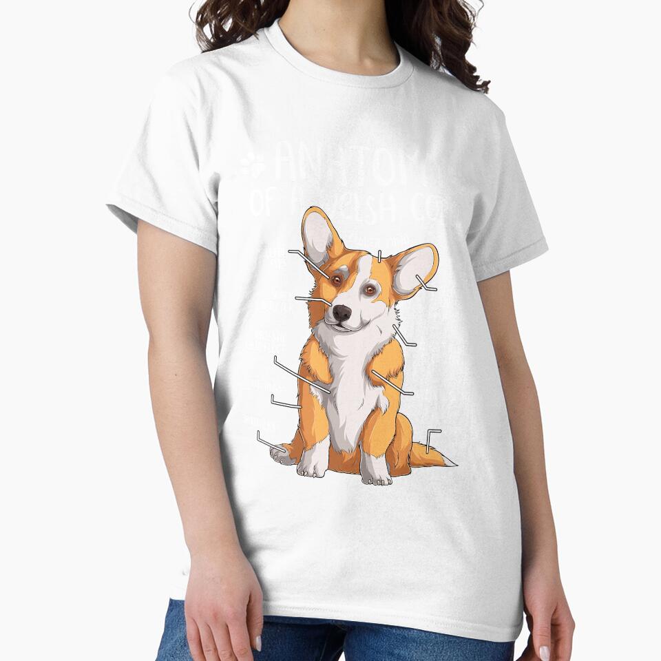 Funny Welsh Corgi Dog Anatomy Dog Owner Dog Lover by lanynx design