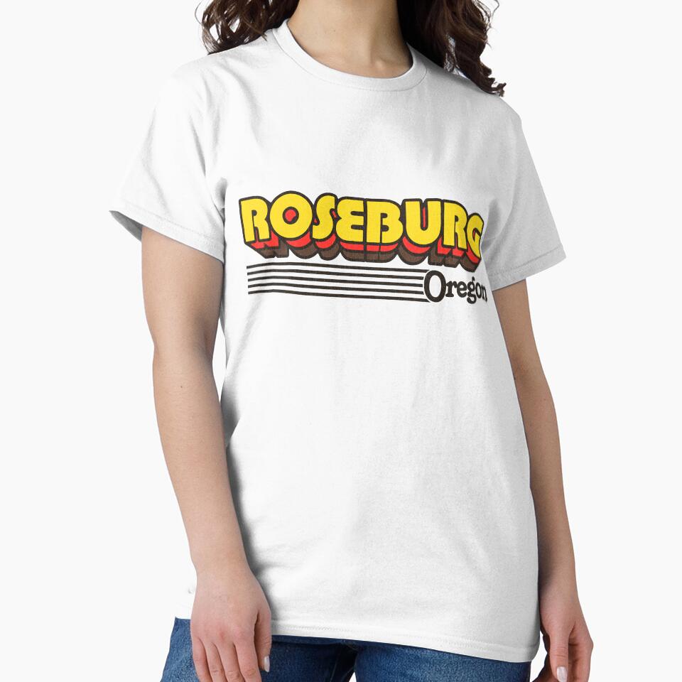 Roseburg, Oregon | Retro Stripes by retroready