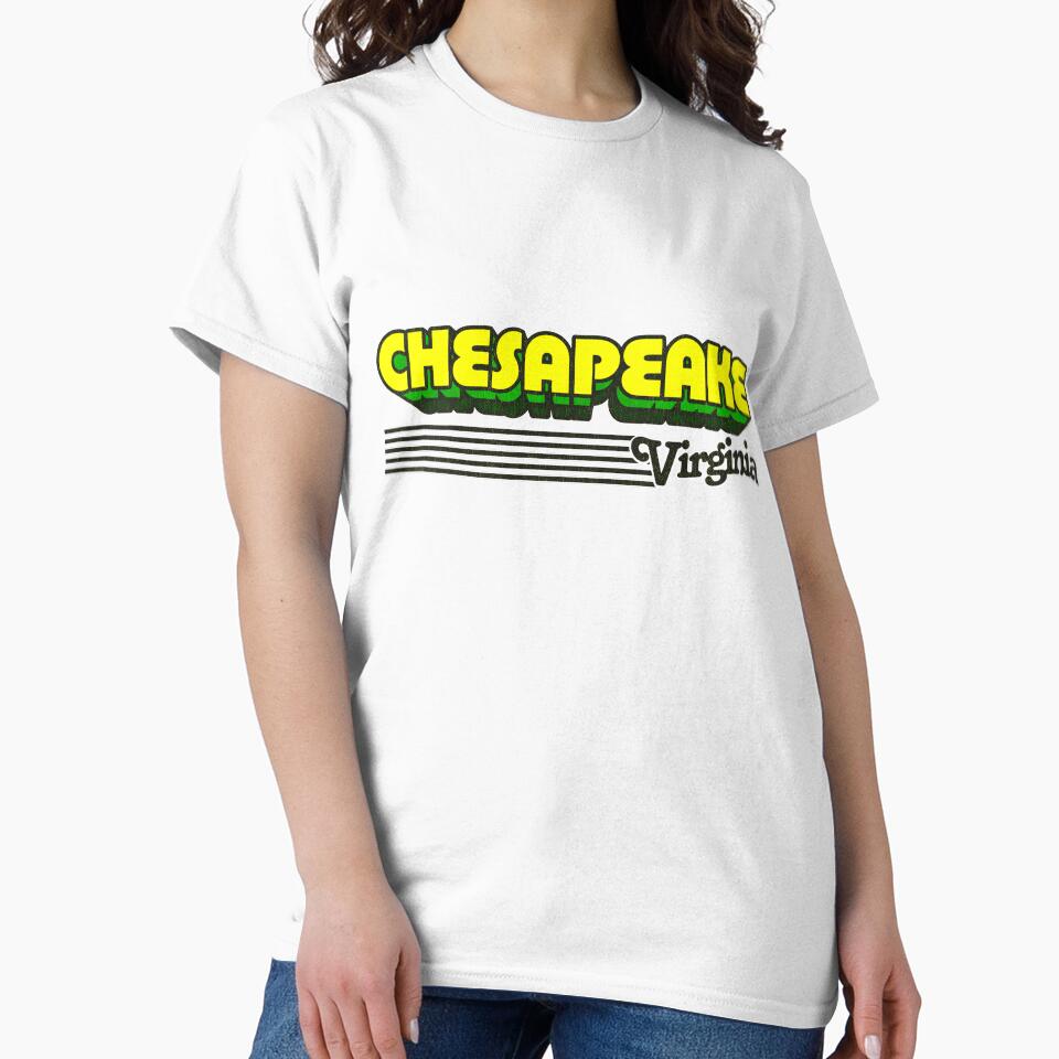 Chesapeake, Virginia | Retro Stripes by retroready
