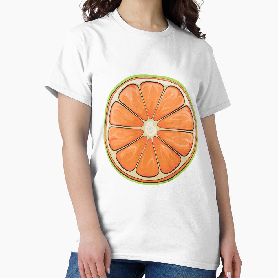 Orange Pattern by Angele Gougeon