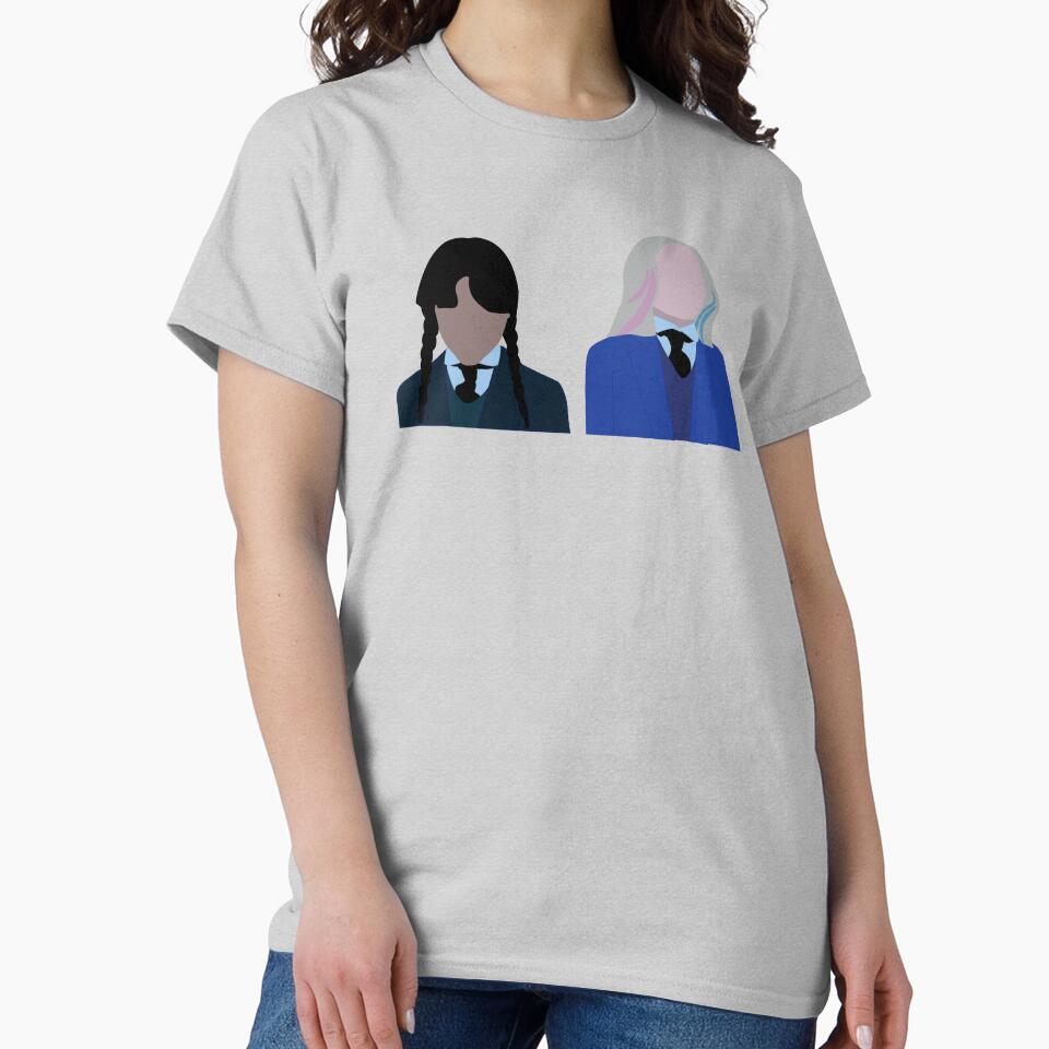 minimalist wednesday and enid by melizzz