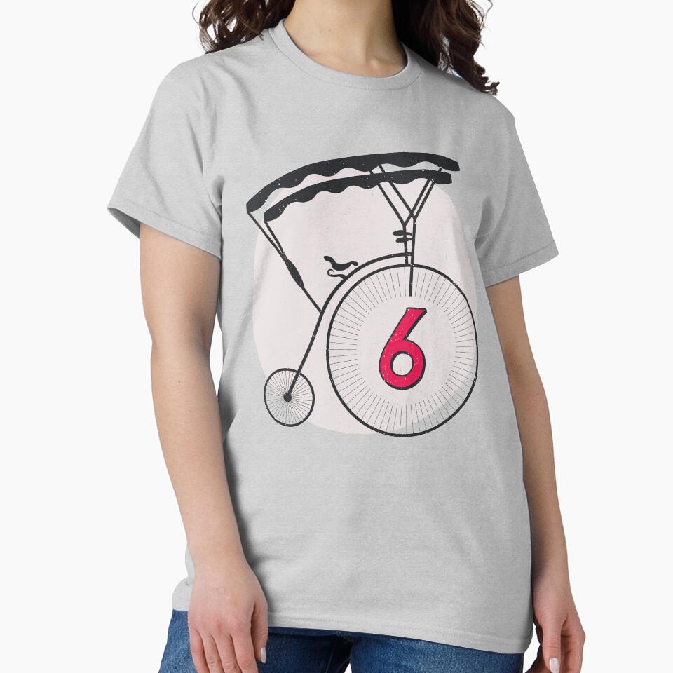 The Prisoner Penny Farthing Number 6 Vintage Design by justjonboy