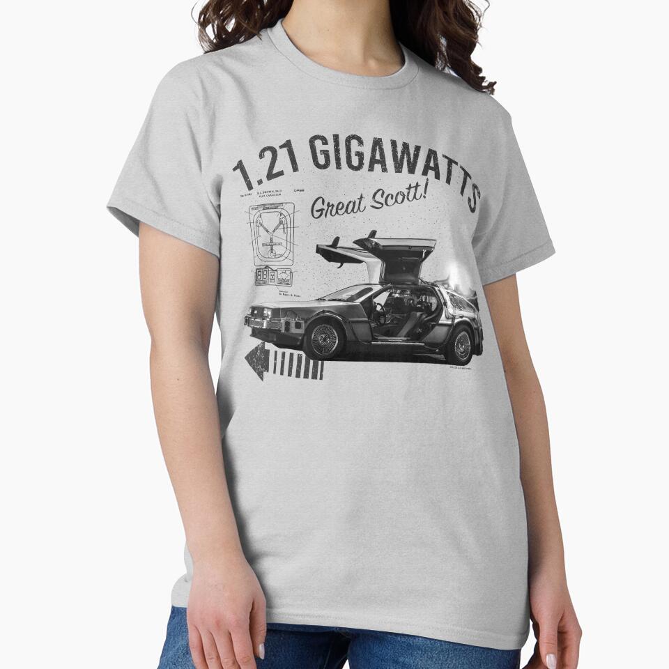 Back to the Future 1.21 Gigawatts DeLorean Car (© UCS LLC and Amblin) Lts by Alema Art