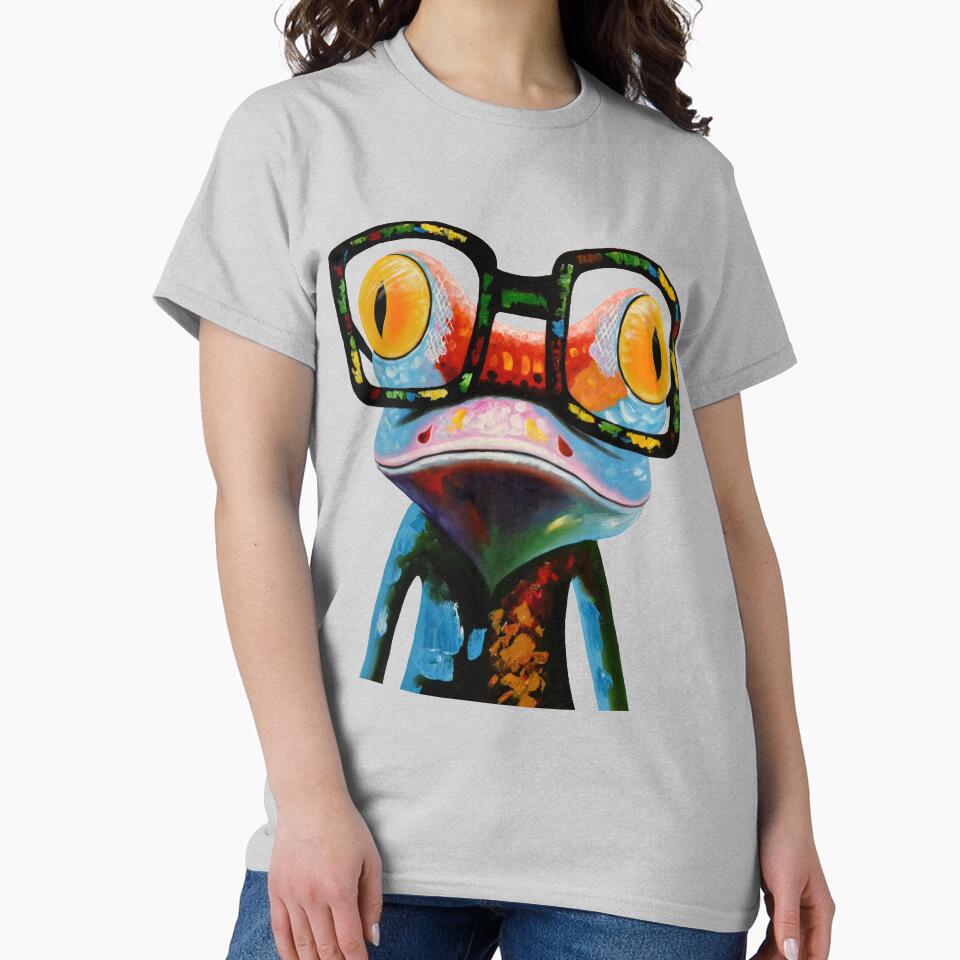 Hipster Frog Nerd Glasses by hilda74