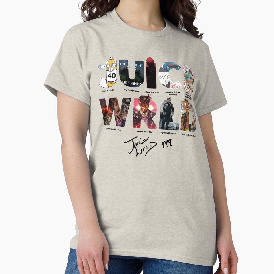 Juicee Wrld The Party Never Ends Album Cover T-Shirt 999 Juicee Wrld Tee Juicee Wrld Tour Merch Hip Hop Shirt Music Fan Gift by Lalabubu  Store