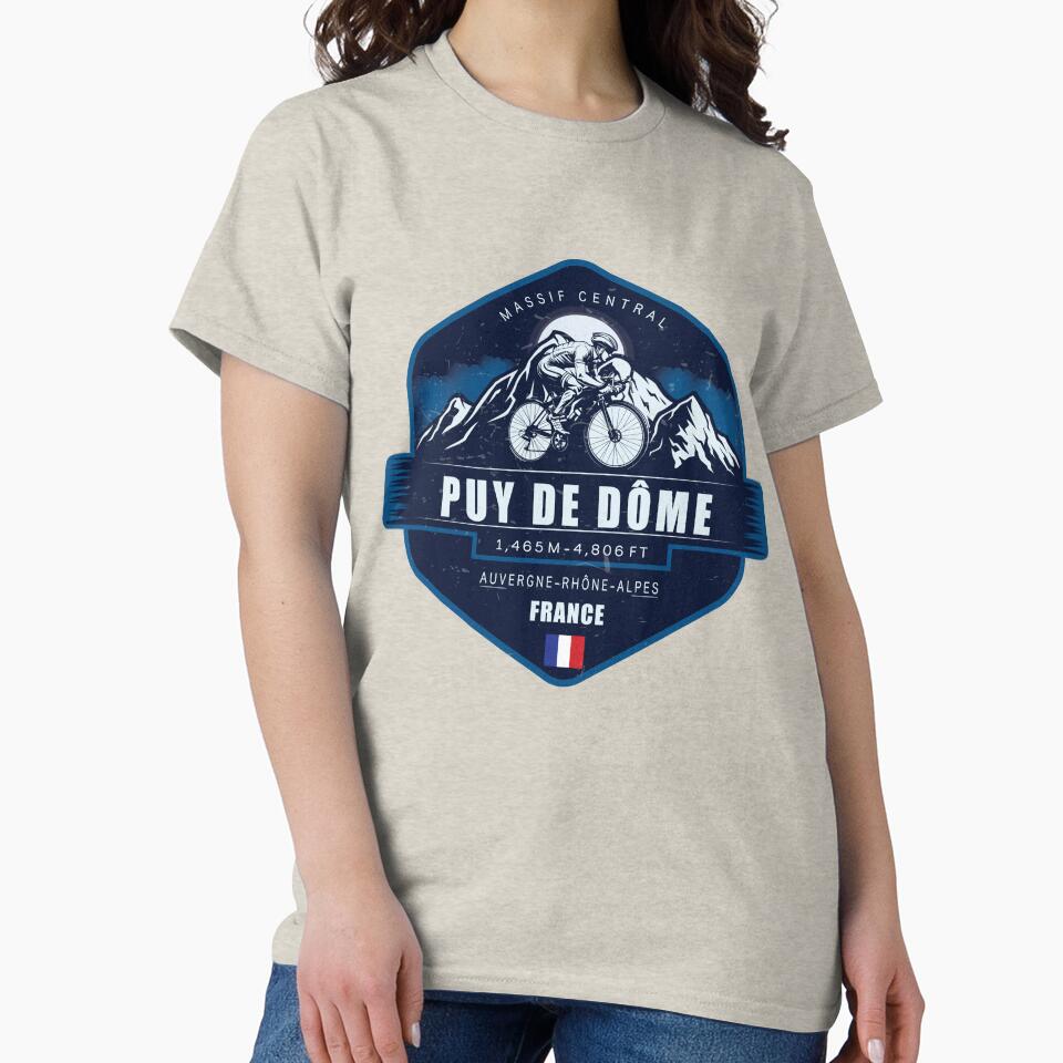 Puy de Dôme Cycling Badge | France Vintage Road Bike Mountain Climb by Vale150