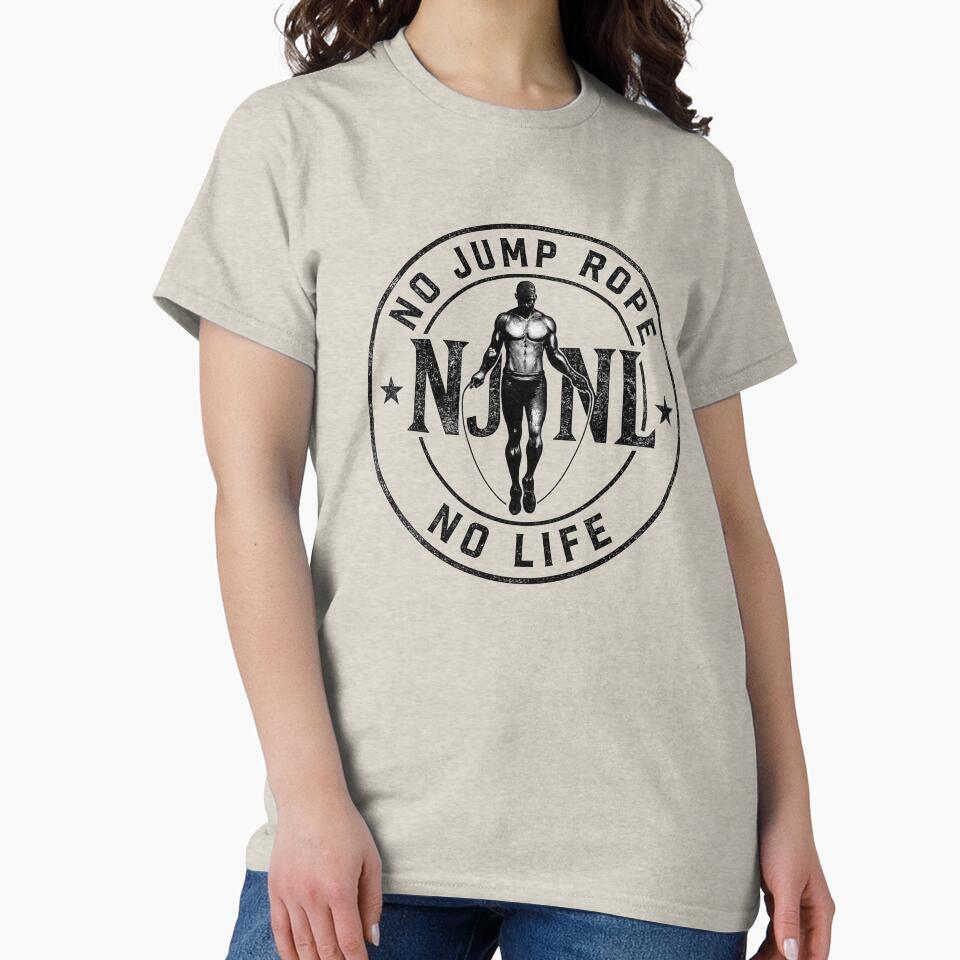 No Jump Rope No Life Badge Logo by NJRNL Apparel