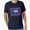 Vintage State Flag of Wyoming by frittata
