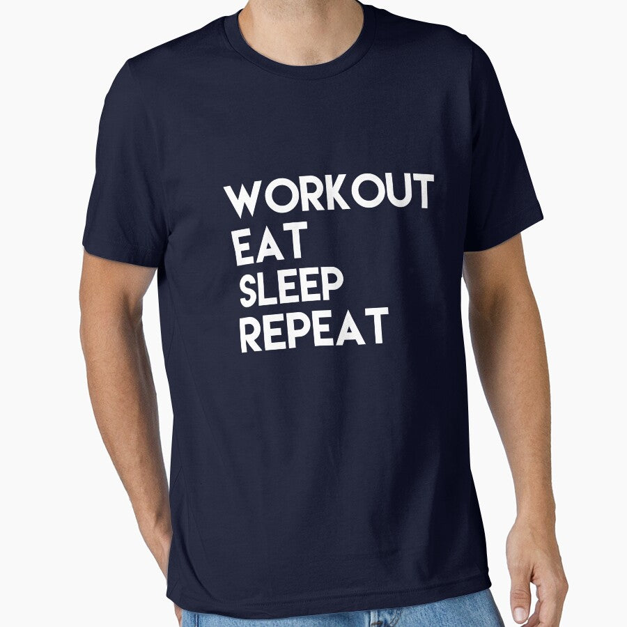 Workout Eat Sleep Repeat by Danny Slebodnick