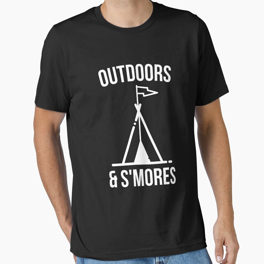 Outdoors and s'mores t-shirt by RedYolk