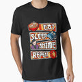 Genya Shinazugawa eat sleep and watch anime art gift by Carrollchael95