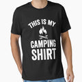 This is my camping shirt - Funny camping by Captain Mood