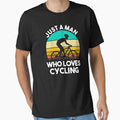Just A Man Who Loves Cycling - Gift For Cycling Lover by MrElgo