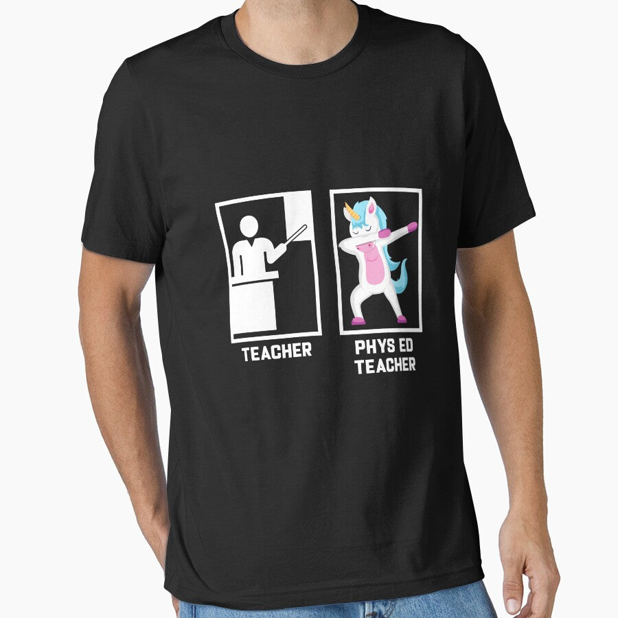 Phys ED Teacher Dabbing Unicorn by DexertimaArt