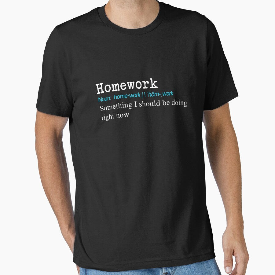 Funny Homework Definition Gift Design by LGamble12345