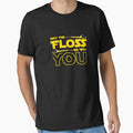 May The Floss Be With You Dentist Dental Funny Motif by frolikon