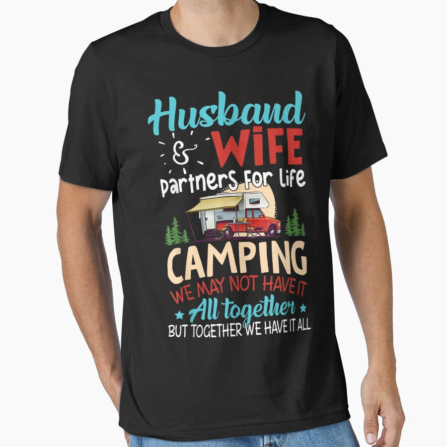 Husband And Wife Camping Partners For Life Camping by SoniaDraper