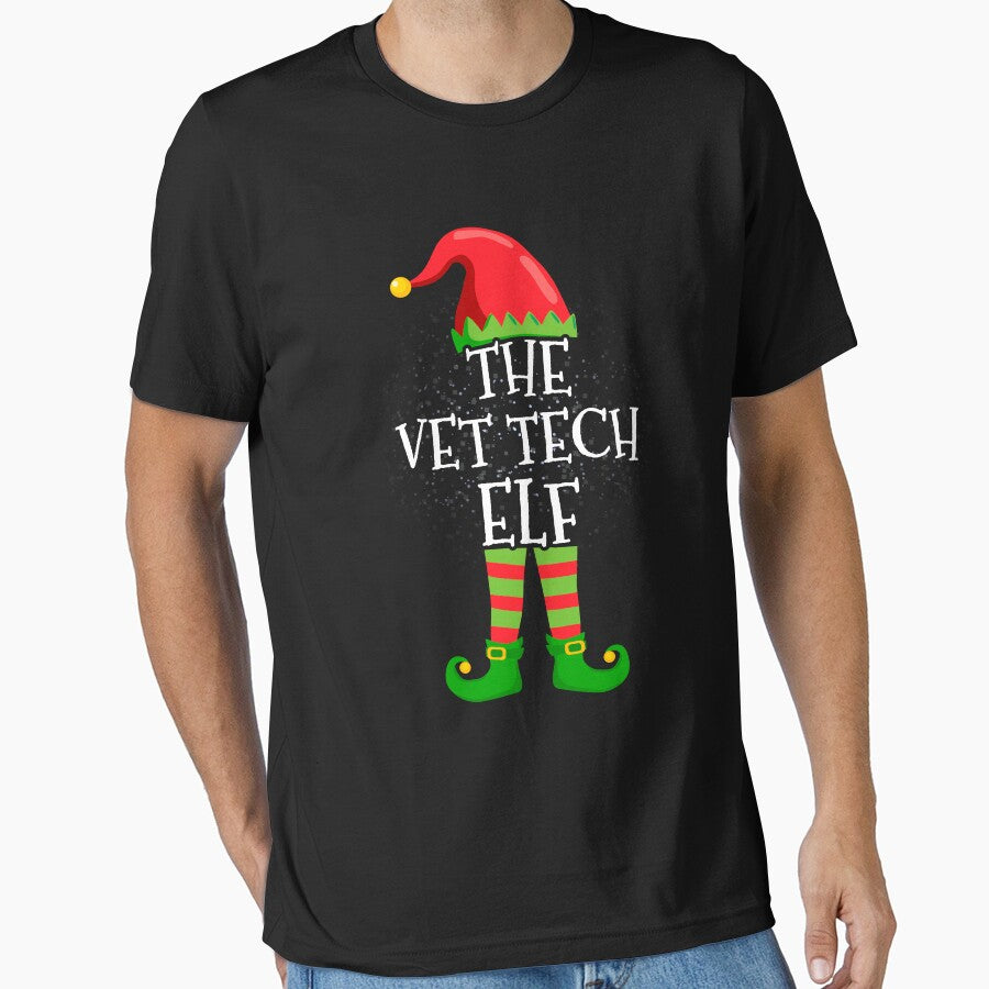 VET TECH Elf Family Matching Christmas Group by CosmoKitsch