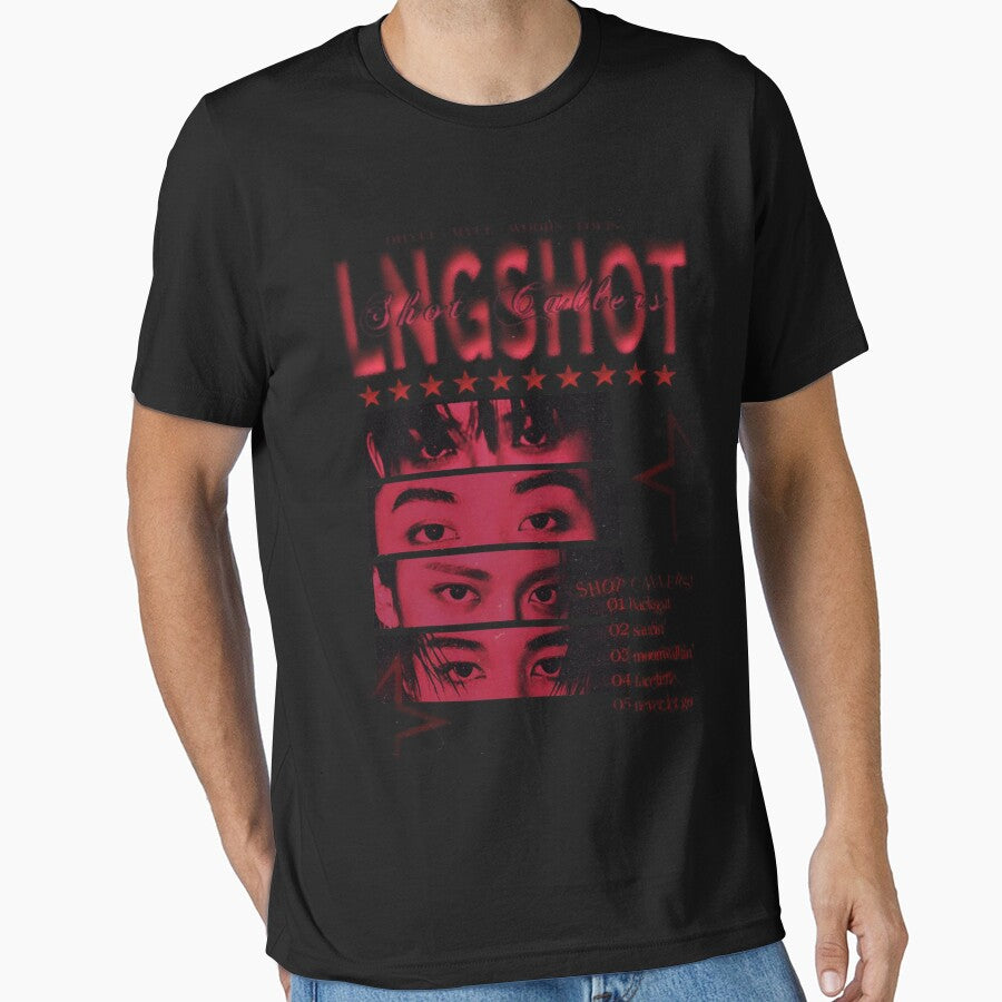 LNGSHOT Shot Callers Red Noir Eyes Graphic by moamaxshop