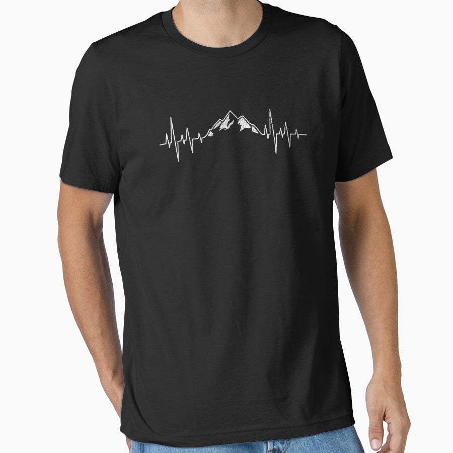 Hiking Mountains Heartbeat Hiker Adventures by BennetJaco