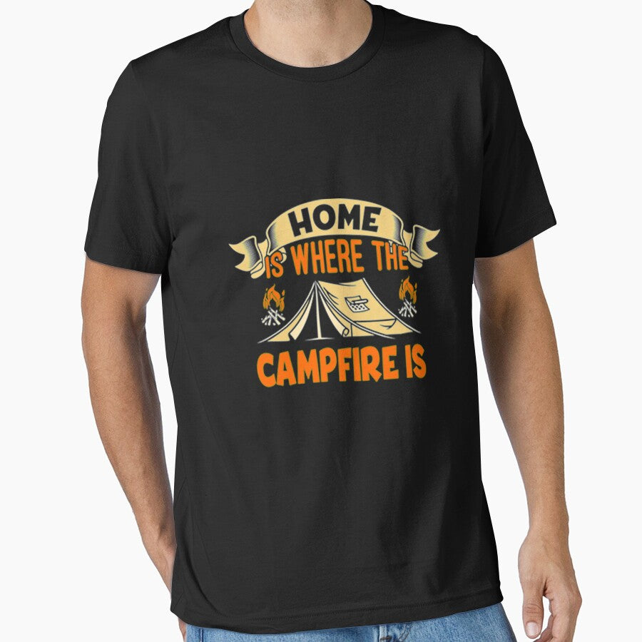 Home is where the campfire is Camping Home by DR-STORE