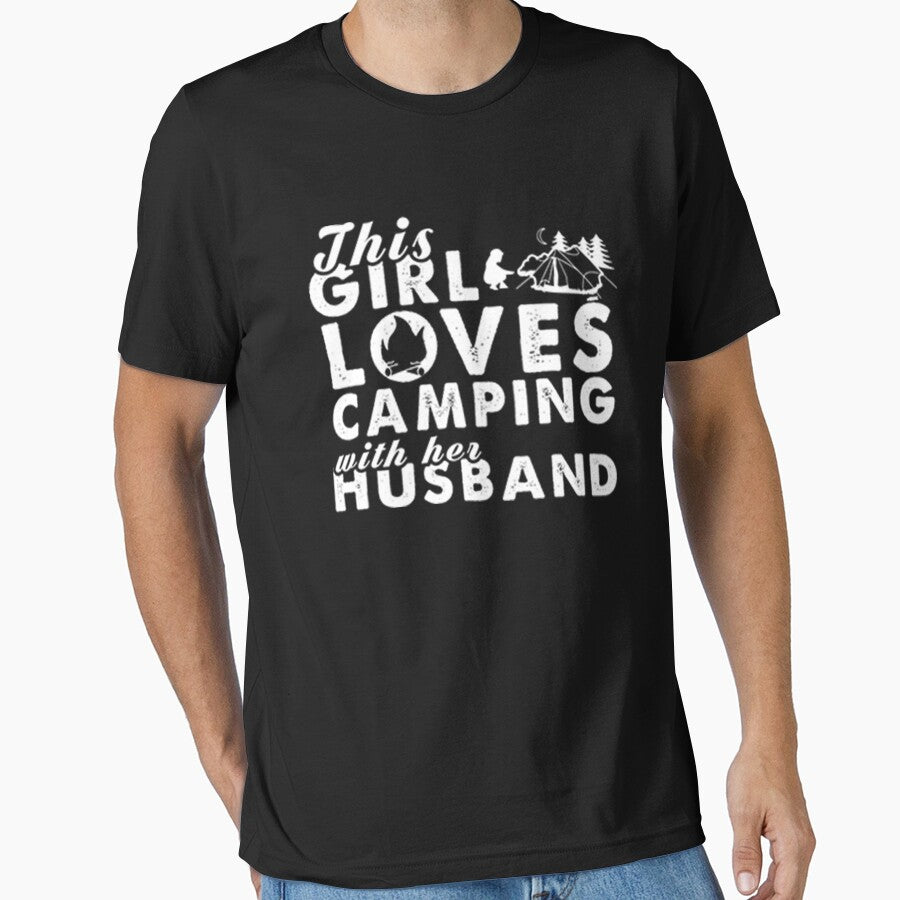 This girl loves camping with her husband by DR-STORE