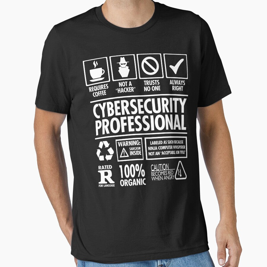 Cybersecurity Not A Hacker Funny by Nerd Shizzle