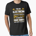 Im An Electrician So Im Fully Qualified To Remove Your Shorts And Check Your Box Funny Electrician by SageTobias