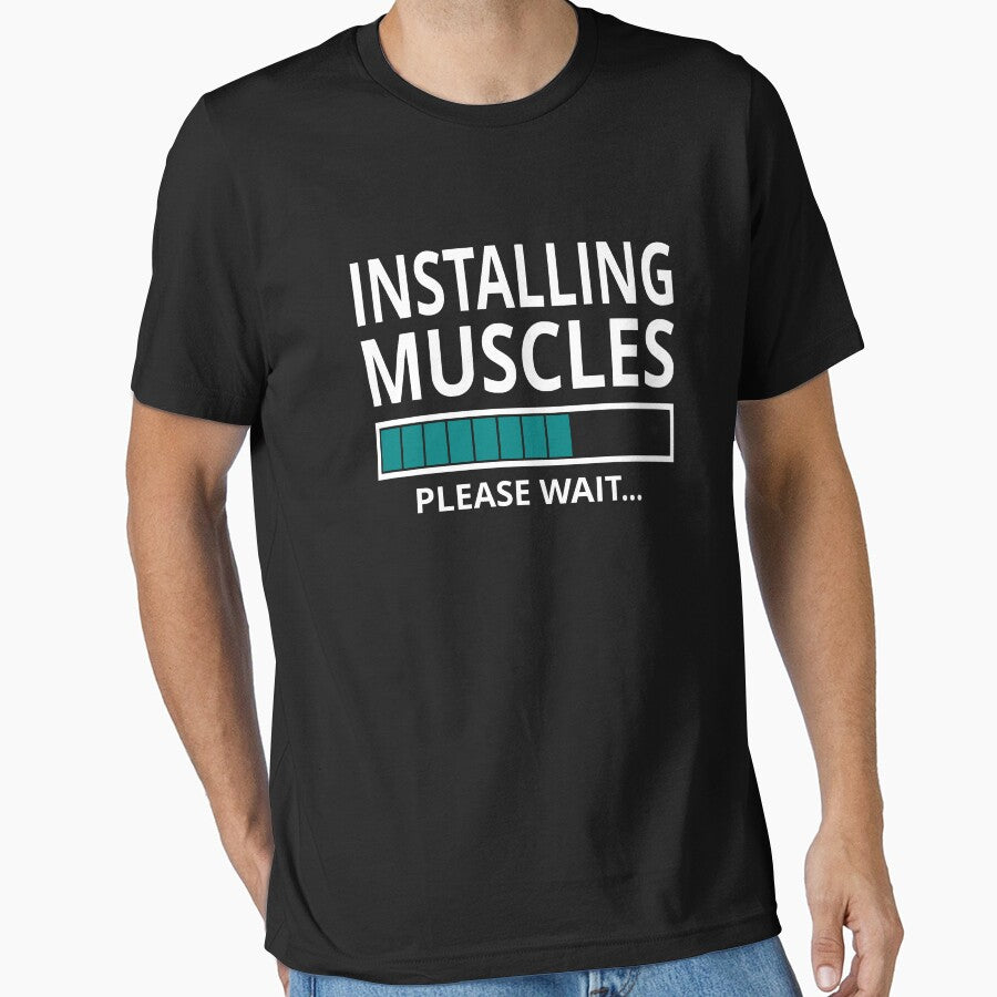 Installing Muscles Please Wait by coolfuntees