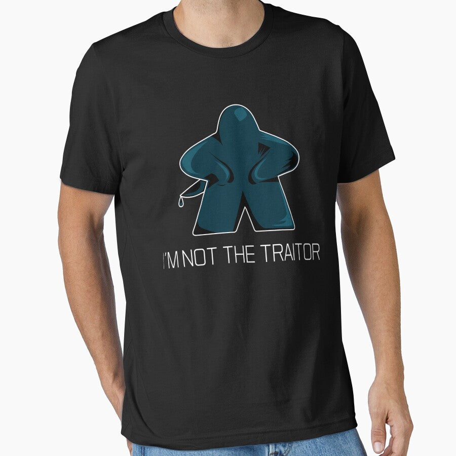 Social Deduction I'M Not The Traitor Meeple Graphic- Board Game - Tabletop Gaming by FranciGuzman