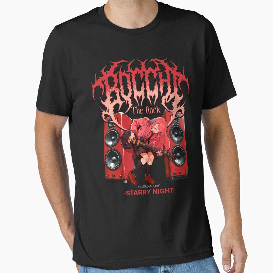Bocchi Heavy Metal Art by Tokyo Retro