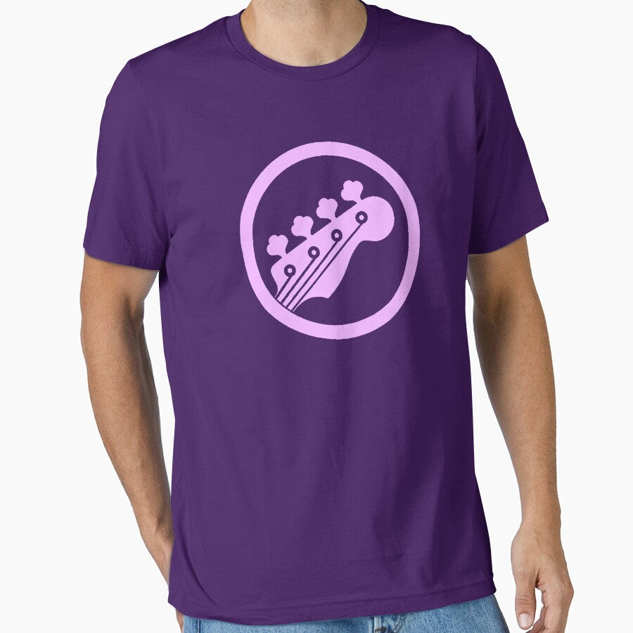 Bass Headstock Bass Guitar Lilac by Ukulaliens