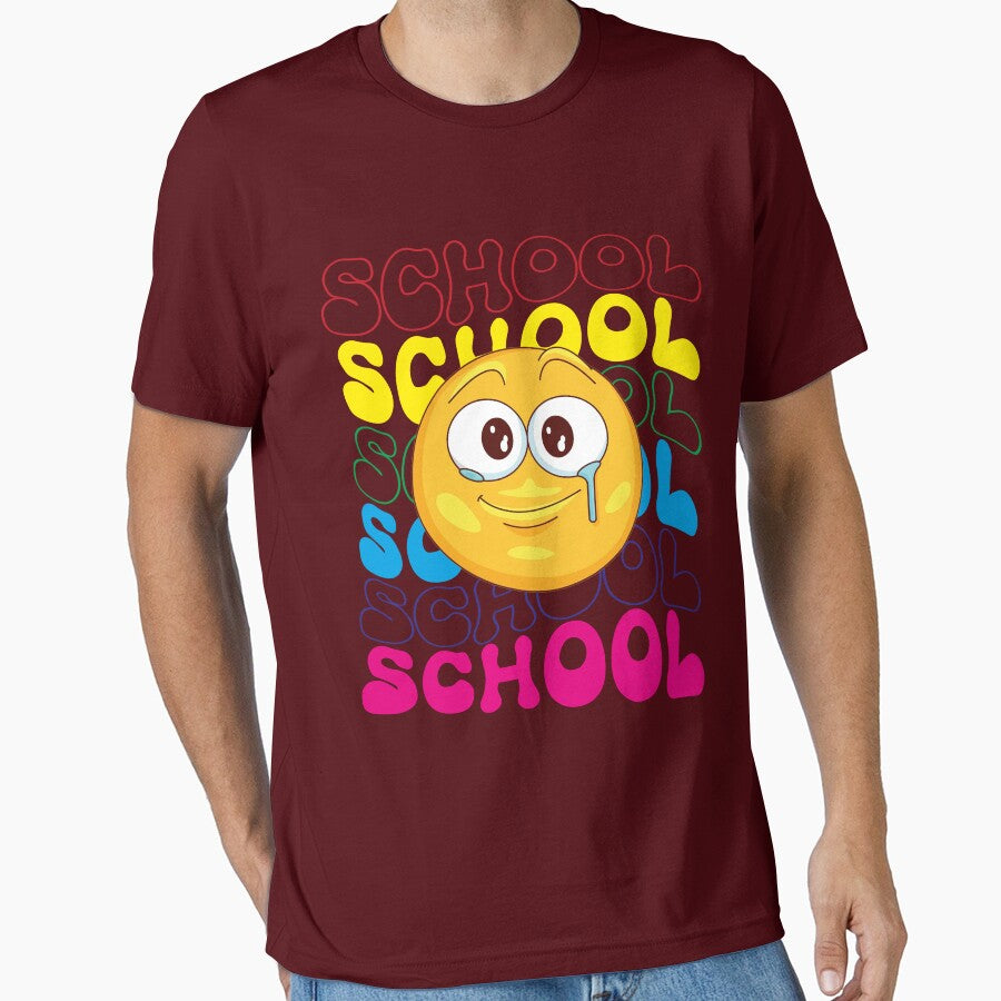 Back to School Tears of Joy Emoji by Mosaic-97