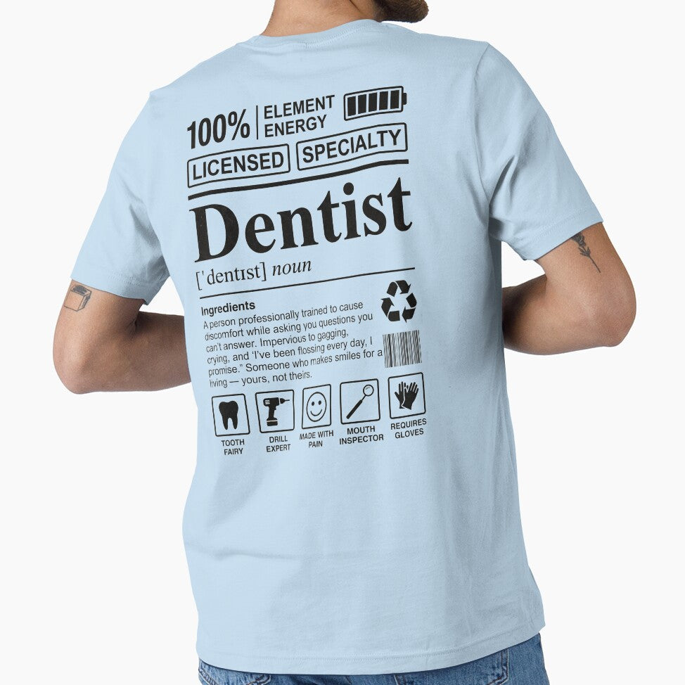Funny Dentist Definition Label Vintage | Dentist Gift | Dental by pretty4u