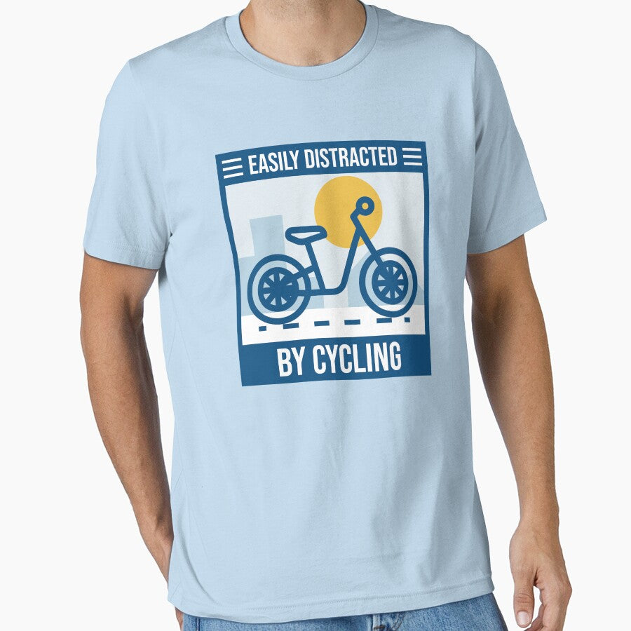 Easily Distracted By Cycling by DesignbyAACreations