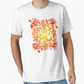 Funny Graffiti Gamer Quote Graphic - Orange Red Splatter Gaming Art by abdallatigle
