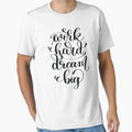 Work Hard Dream Big / Startup Inspirational Quote by ProjectX23