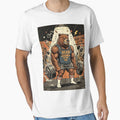 Retro 80s Gym Bear Funny Workout Vintage Fitness Humor Bear Tshirt by EliasMan