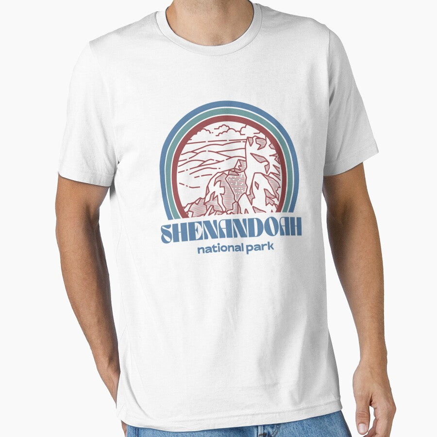 Shenandoah National Park Retro Vintage Style Outdoor Hiking by Georgidy