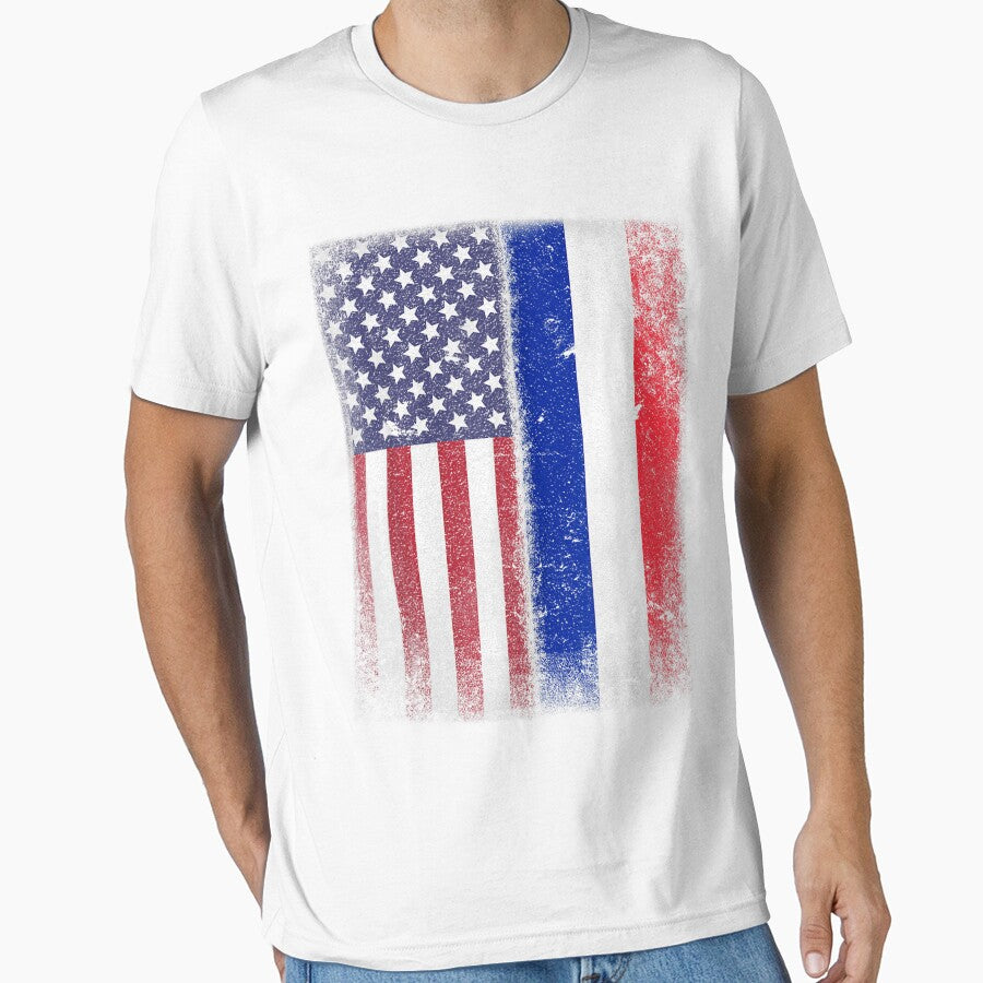 French American Flag France Usa by AmberMonger