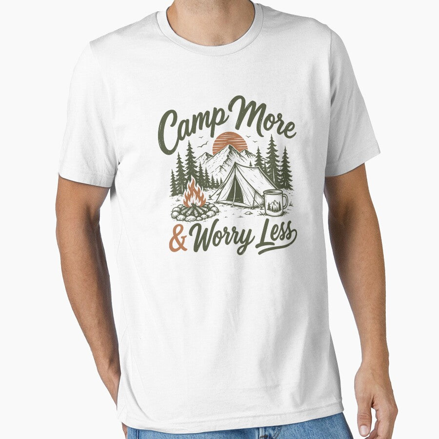 Camp More Worry Less by Chromarist