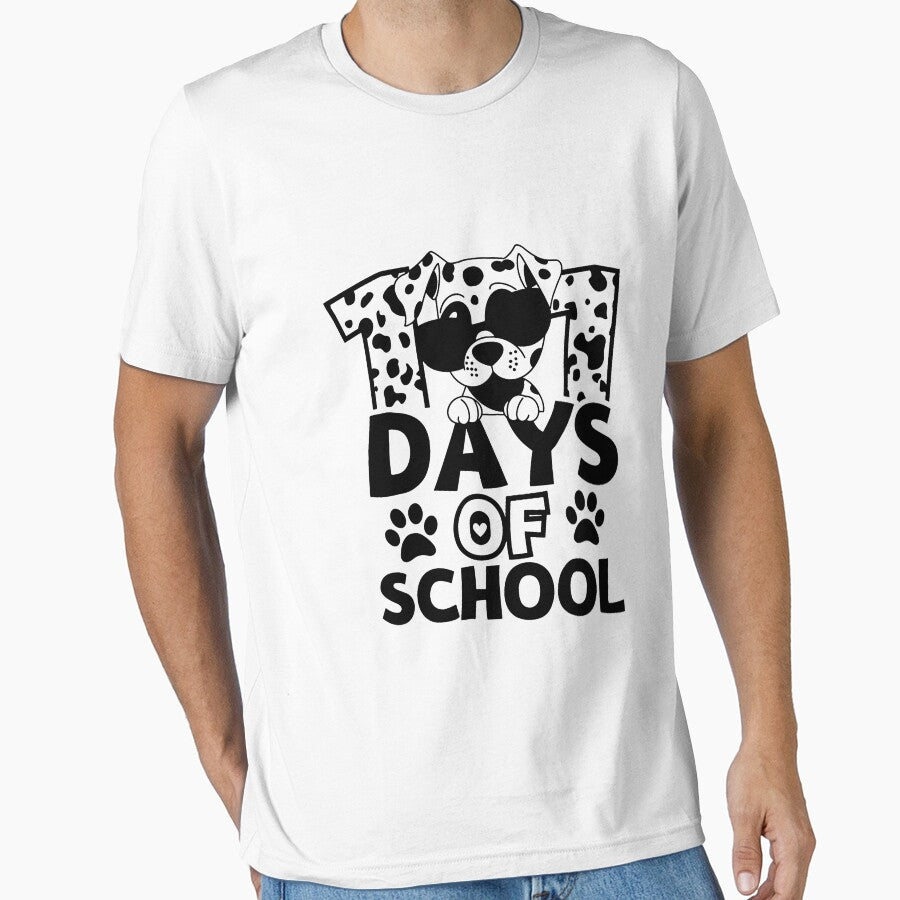 100 Days of School Dalmatian Dog Boy Kid 100th Day of School by ArleneRowe